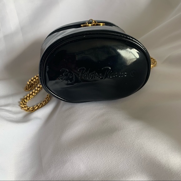 Paloma Picasso Black Patent Mini Purse - Picture 6 of 10